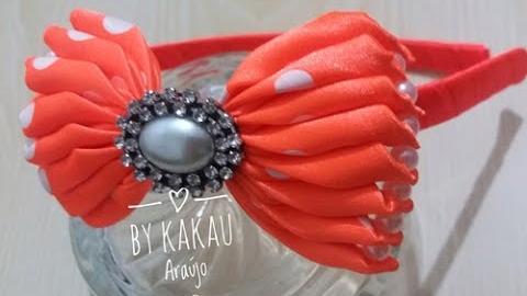 Tiara com Laço Camadas – Kakau Araujo