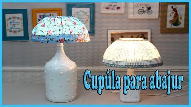Cúpula para abajur, muito fácil veja o passo a passo