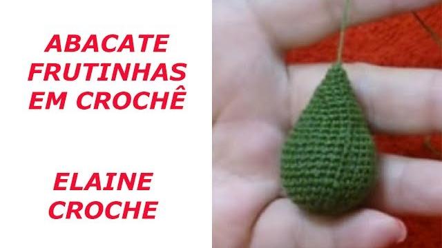 ABACATE – FRUTINHAS EM CROCHÊ