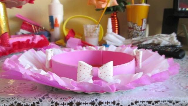 Como Fazer um Prato Decorado ou Baleiro Para Festas Infantis