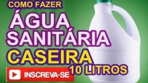 Água Sanitária Caseira – Retira o Amarelo das Roupas