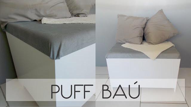 Puff Baú – Decorando sua casa