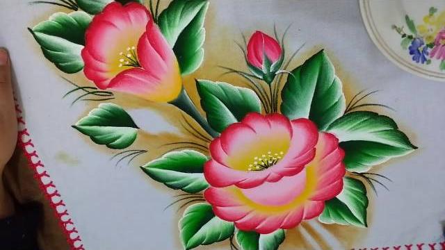 Como passar brilho na pintura com lia ribeiro