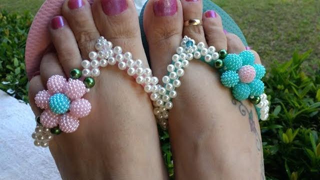 Chinelo de Flor -Tutorial – Costura Invisível -Diy – Super Dica de Negócio