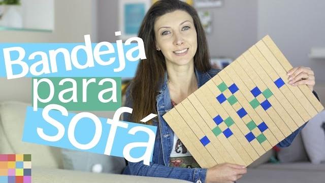 Bandeja para braço de Sofá – Decoração Gastando Pouco