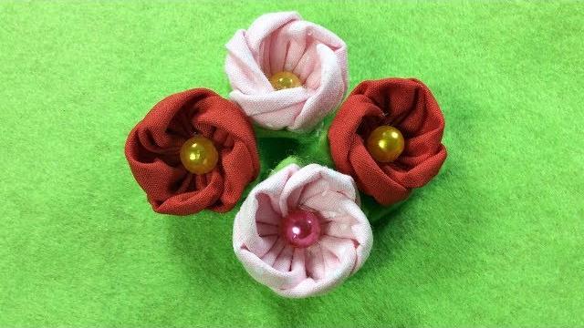 MINI FLOR de TECIDO – PASSO a PASSO