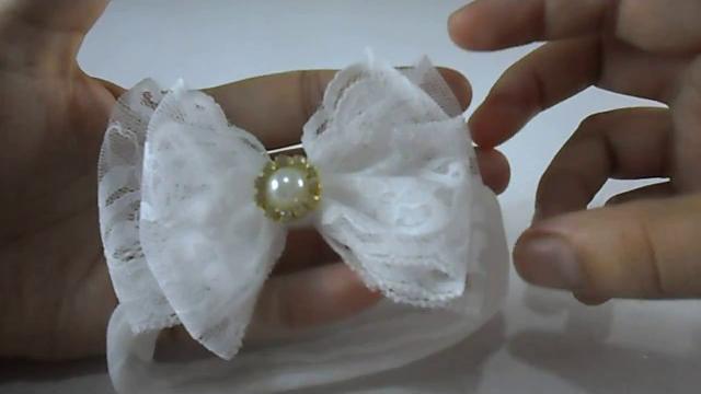Faixa com laço de renda – Faixa RN