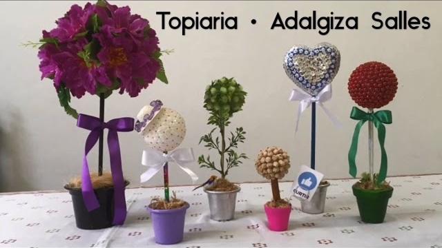 DIY – Topiaria – passo a passo – Adalgiza Salles