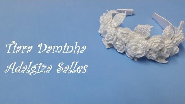 DIY – Passo a Passo Tiara Dama de Honra em crochê