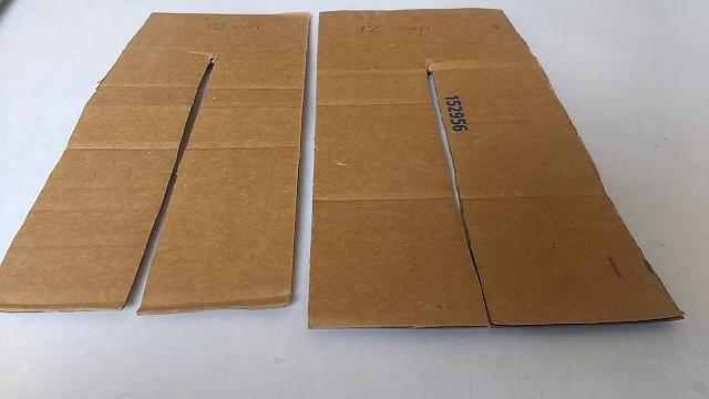 Como fazer molde para laço – gabarito para laço com papelão por Morgania Sales