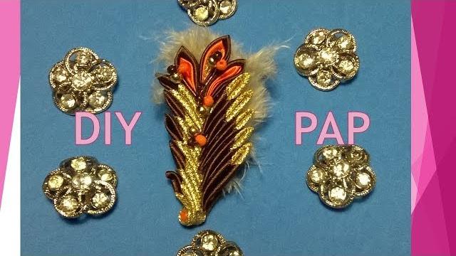 Flor de cetim – Lindo Broche de Inverno