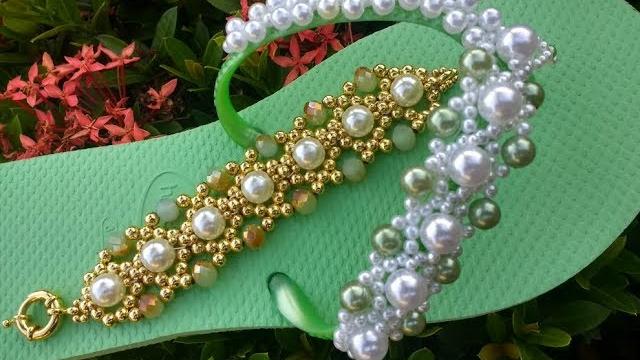 Pulseira Encantada Dois – Combinando com Chinelo Decorado por Maguida Silva