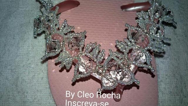 CHINELO BORDADO GOTAS DE CRISTAIS BY CLEO ROCHA