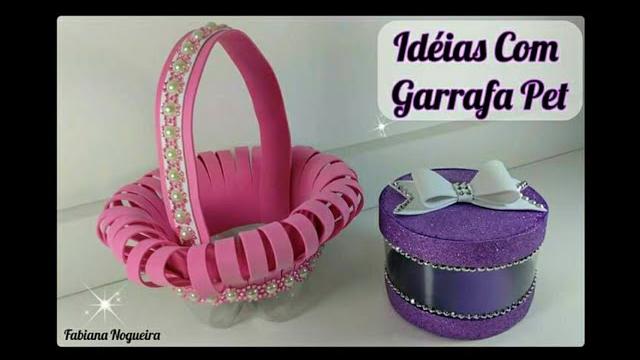 4 IDEIAS com Garrafa Pet