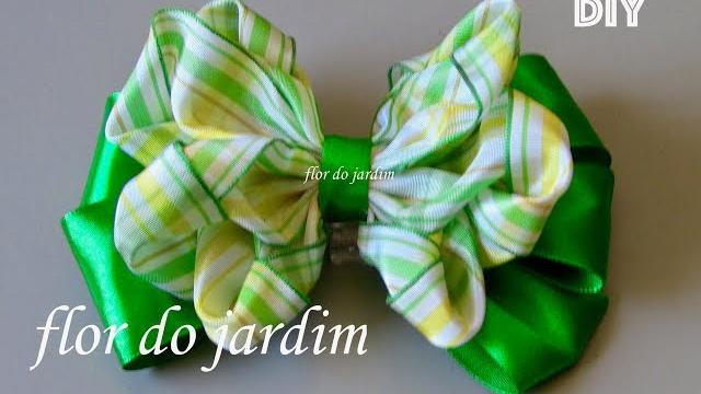 Laço magnifico de fita de cetim -DIY