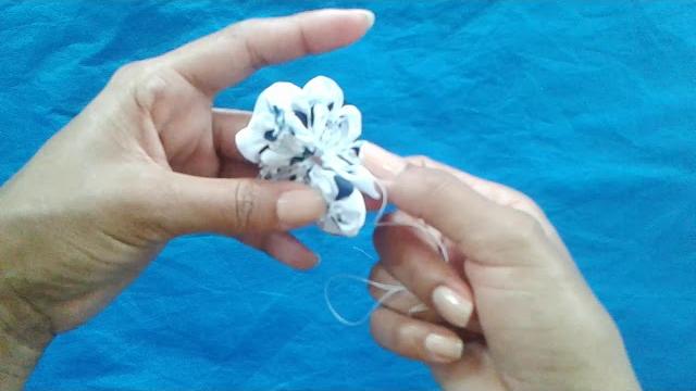 FLOR DE FUXICO SUPER SIMPLES