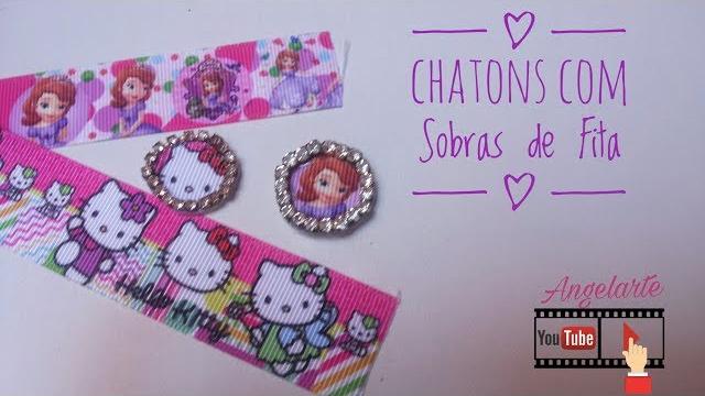 Chaton Feito Com Sobras de Fitas Personalizadas