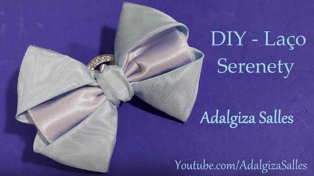 DIY – Laço Serenety – por Adalgiza Salles