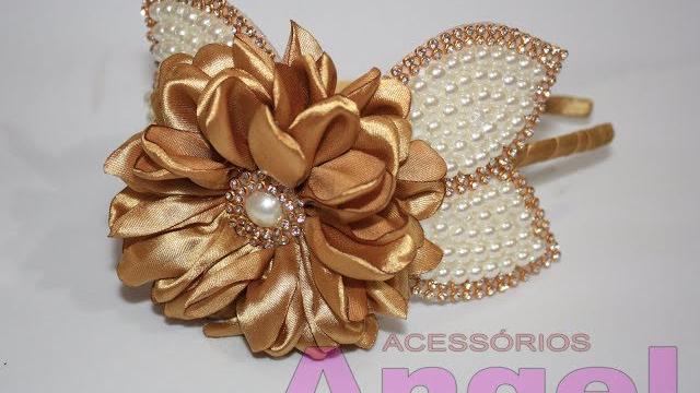 Trabalho com manta de strass