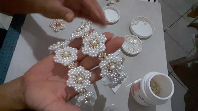 Tiara de pérolas de luxo | por Ateliê cida Artes