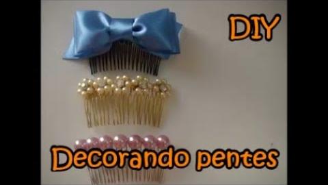 Pentes para cabelo – DIY