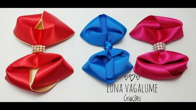 Como fazer laço com fita Nº 12 – (DIY)