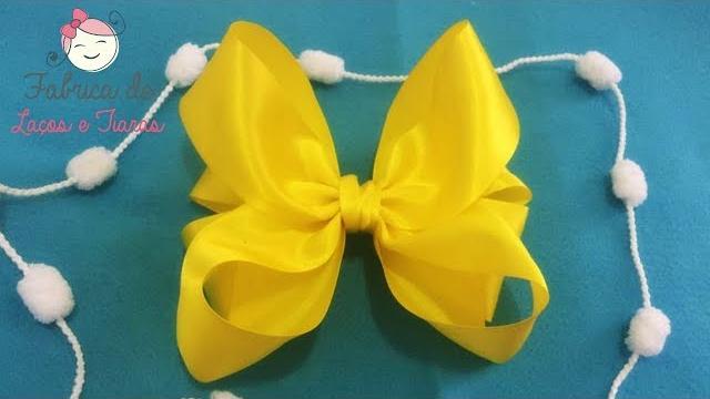 DIY Laço Boutique Gigante Sem Erro – Jumbo Hair Bow