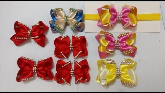 Laço boutique Xique-Xique 8 pontas decorando com manta de strass