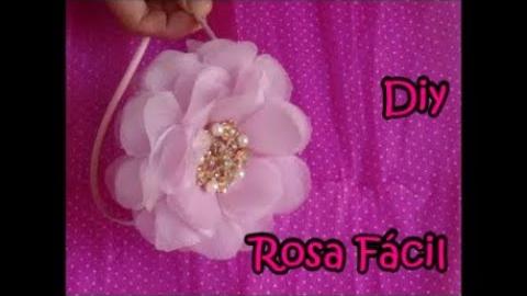 Rosa fácil como fazer – DIY