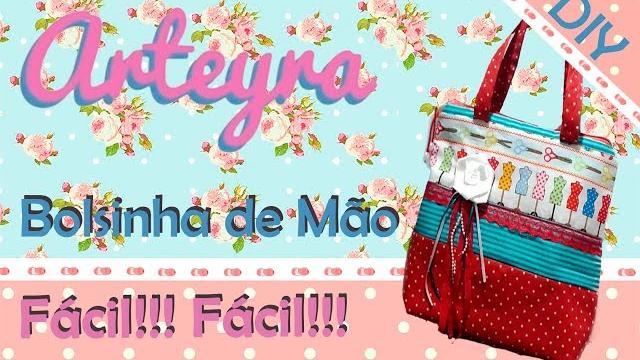 DIY – Como fazer uma bolsinha de mão – SUPER FÁCIL