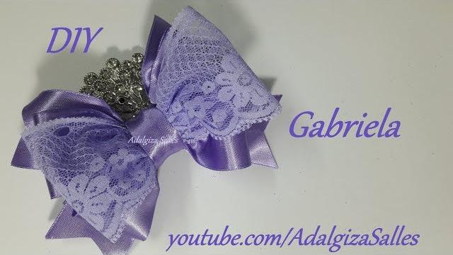 DIY – Laço Gabriela – passo a passo por Adalgiza Salles