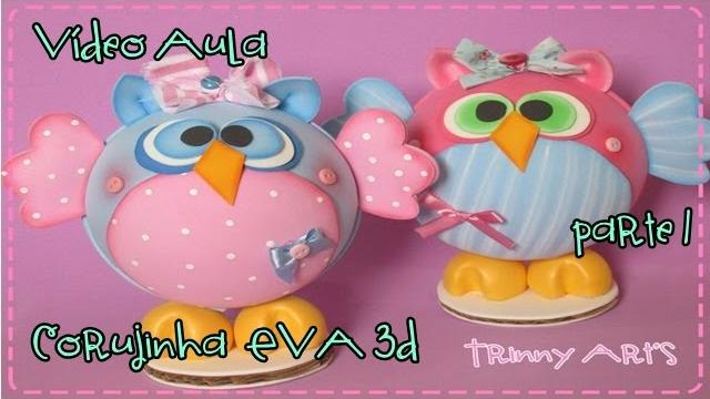 Corujinha EVA 3d – 1ª parte