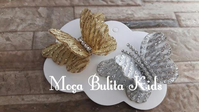 Como deixar a asa da borboleta em pé por Janaína Gonçalves