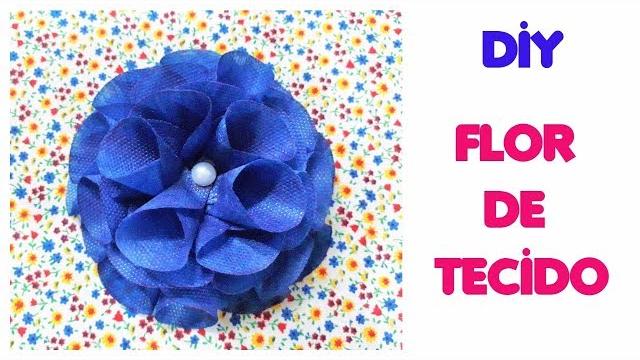 Flor de tecido – Fácil de fazer