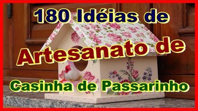 180 Ideias de Artesanato de Casinha de Passarinho