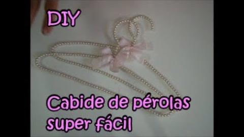 Como fazer Cabide de pérolas fácil