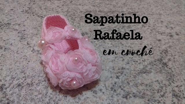 Sapatinho Rafaela em crochê