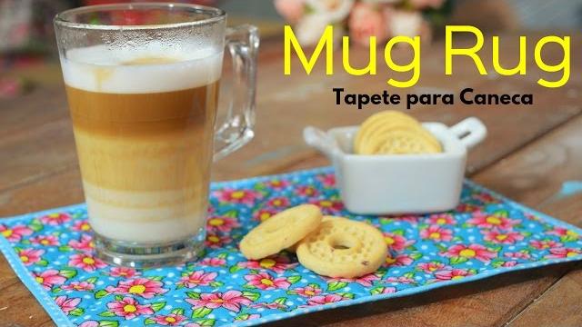Tapetinho para Caneca – Mug Rug (colocar viés Fácil)