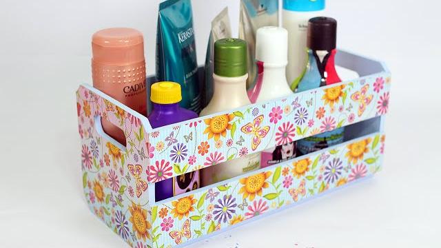 Artesanato Mini Caixote de Feira Decoupage com Guardanapo Como Fazer