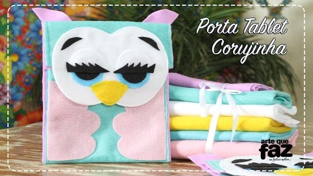 Porta Tablet Coruja – por Vera Portela