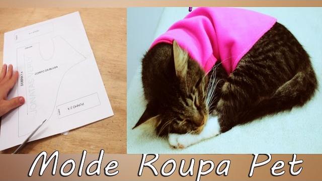 MOLDE GRÁTIS ROUPA PET: COMO IMPRIMIR