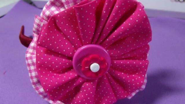 Flor de tecido /DIY