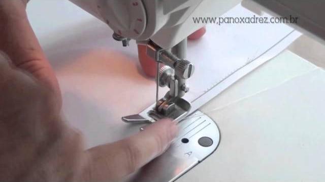 Margem de costura – parte 2: Máquina comum mecânica