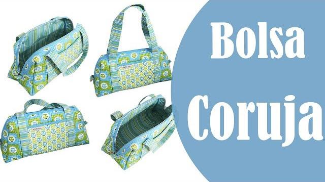 Patchwork com Ana Cosentino: Bolsa e Necessaire Coruja