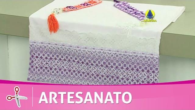 Fronha em tecido xadrez por Ana Maria Ronchel