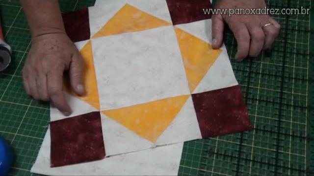 Bloco King’s Crown e Flying Geese