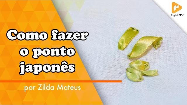 Como fazer o ponto japonês bordado