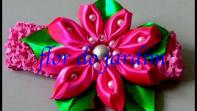 Novo modelo de flor super diferente- Passo a Passo – Flower tapes