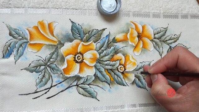 Flores Silvestres em Tecido – Sonalupinturas