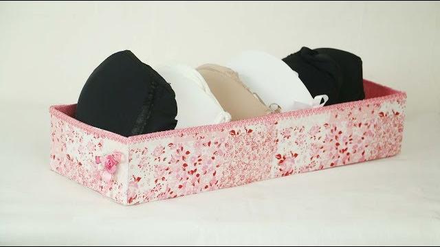 Faça um organizador de lingerie reciclando caixa de leite